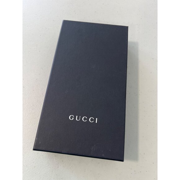 Gucci Guccissima Leather Zip Wallet Blue Red Stripe New With Box - Picture 4 of 7